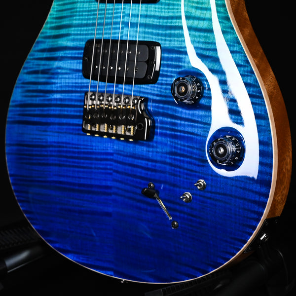 PRS Modern Eagle V Wood Library w/ 10-Top & Brazilian Rosewood Fingerboard Electric Guitar- Blue Fade 2025 (0416657)