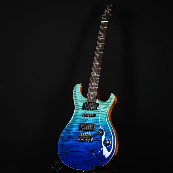 PRS Modern Eagle V Wood Library w/ 10-Top & Brazilian Rosewood Fingerboard Electric Guitar- Blue Fade 2025 (0416657)
