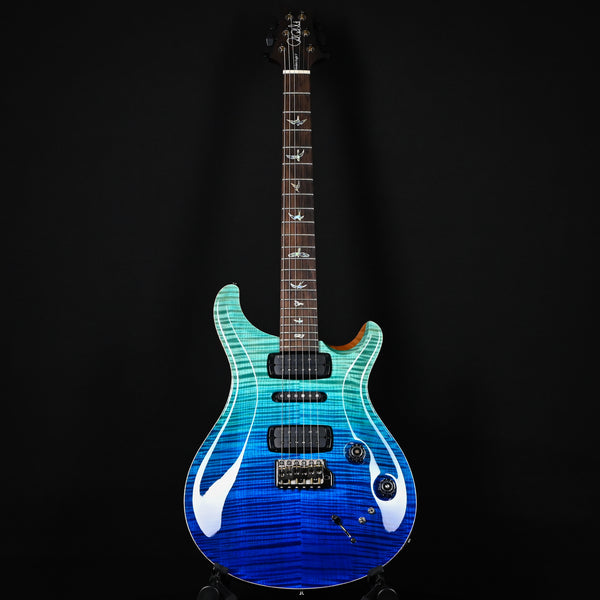 PRS Modern Eagle V Wood Library w/ 10-Top & Brazilian Rosewood Fingerboard Electric Guitar- Blue Fade 2025 (0416657)