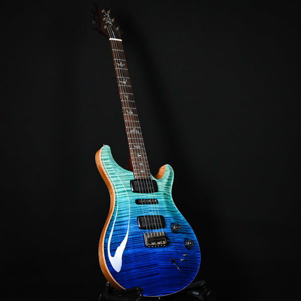 PRS Modern Eagle V Wood Library w/ 10-Top & Brazilian Rosewood Fingerboard Electric Guitar- Blue Fade 2025 (0416657)