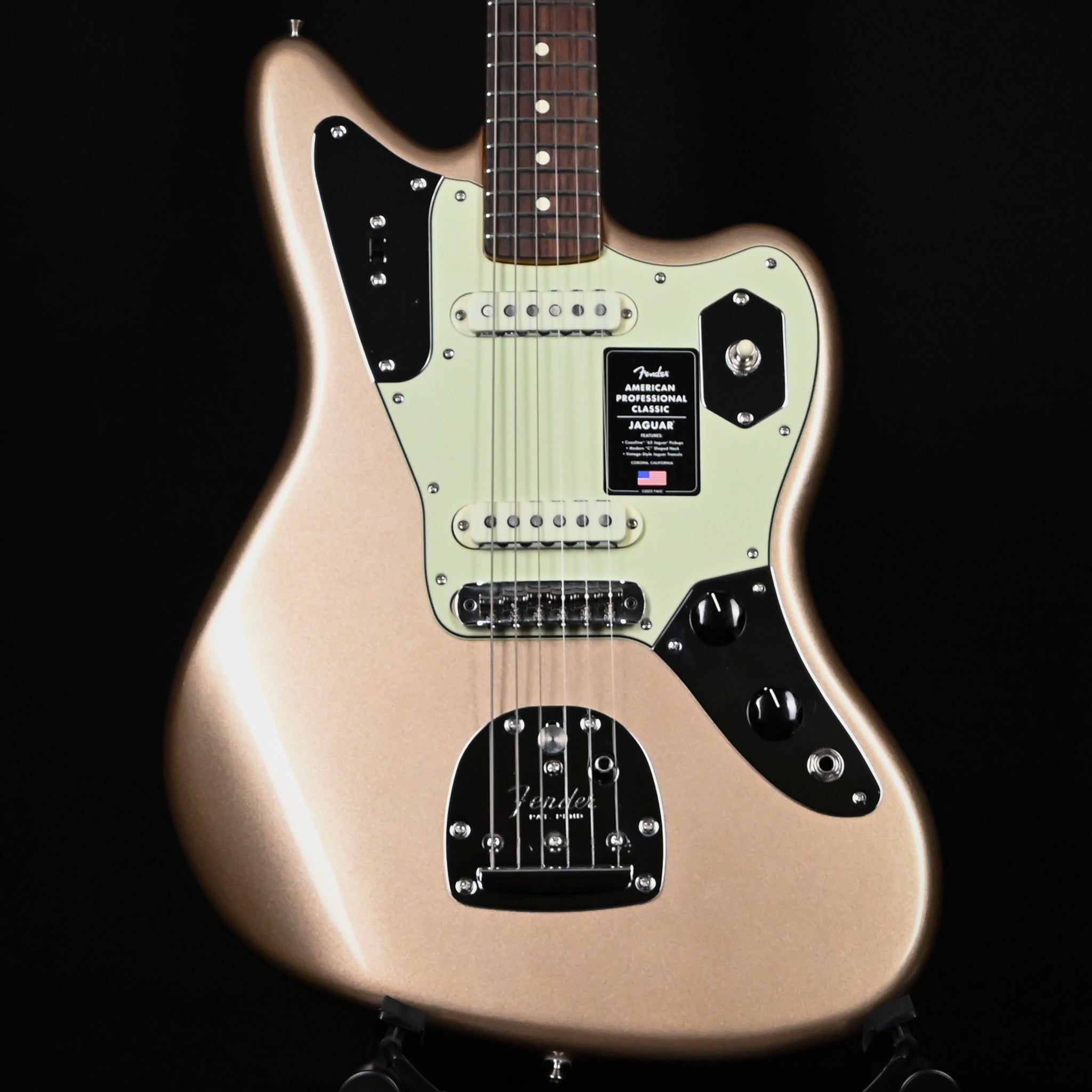 Fender American Professional Classic Jaguar- Faded Firemist Gold 2025 (US25093143)