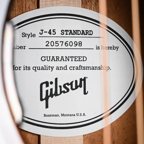 Gibson Acoustic J-45 Standard- Vintage Sunburst 2026 (20576098)