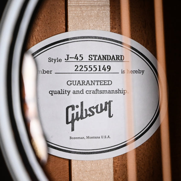 Gibson Acoustic J-45 Standard- Vintage Sunburst 2025 (22555149)