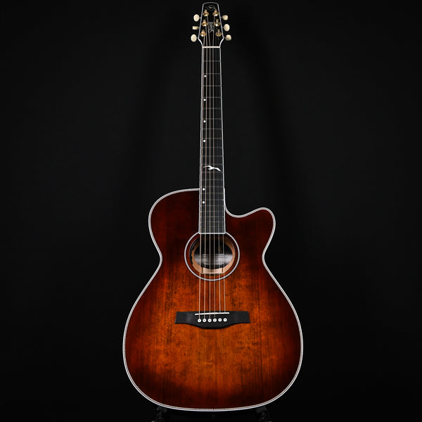 Seagull Guitars Artist Mosaic Concert Hall CW GT Anthem EQ Acoustic/ Electric Guitar- Bourbon Burst (050567000397)