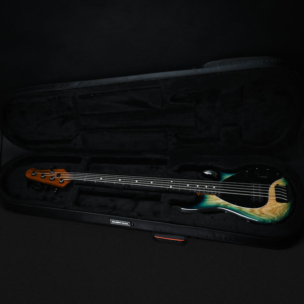 Ernie Ball Music Man StingRay Special 5 H w/ Ebony Fretboard, Bass Guitar- Mean Blue Burst 2026 (K10704)
