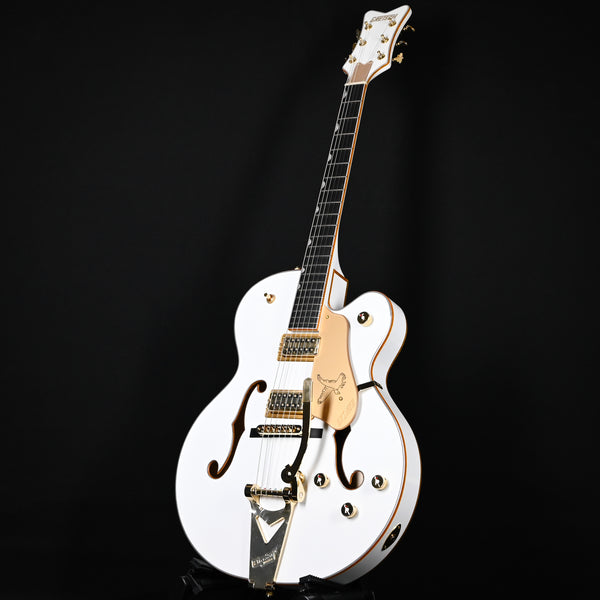 Gretsch Synchromatic Falcon Hollow Body Single-Cut w/ Bigsby- Snowcrest White 2025 (CYGC25080530)
