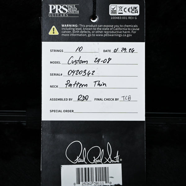 PRS Custom 24-08 Electric Guitar- Sprayer's Choice 2026 (0420362)