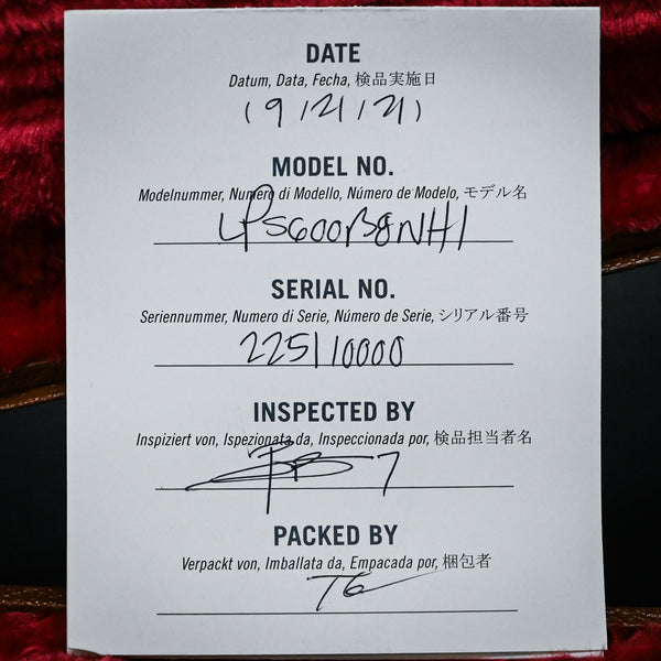 Gibson Les Paul Standard 60's Electric Guitar- Bourbon Burst 2021 (225110000)