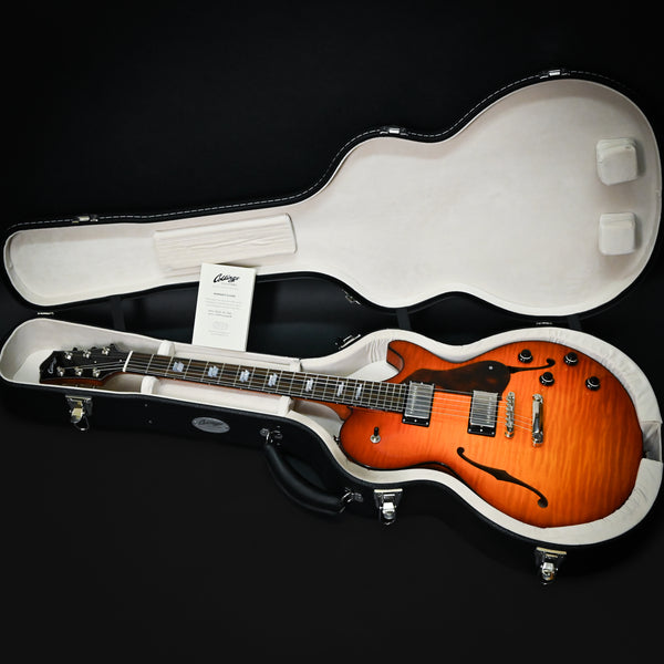 Collings Custom SoCo LC Deluxe Semi-Hollow Electric Guitar- Ice Tea Sunburst (24208)