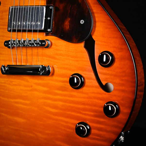 Collings Custom SoCo LC Deluxe Semi-Hollow Electric Guitar- Ice Tea Sunburst (24208)