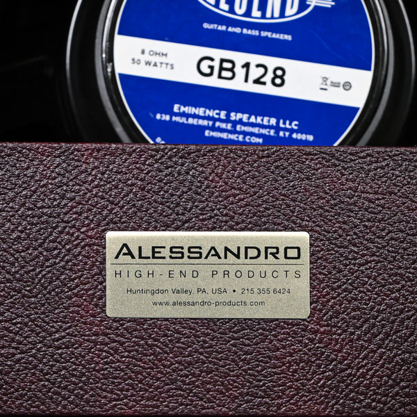 Fender Limited-Edition '65 Princeton Bordeaux Reserve 112 12W Combo Amp (Alessandro High-End Modification Upgrades) Used – Excellent