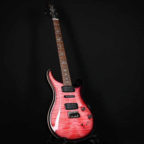 PRS Modern Eagle V Wood Library w/ 10-Top & Brazilian Rosewood Fingerboard Electric Guitar- Bonnie Pink Smokeburst 2024 (0396978)