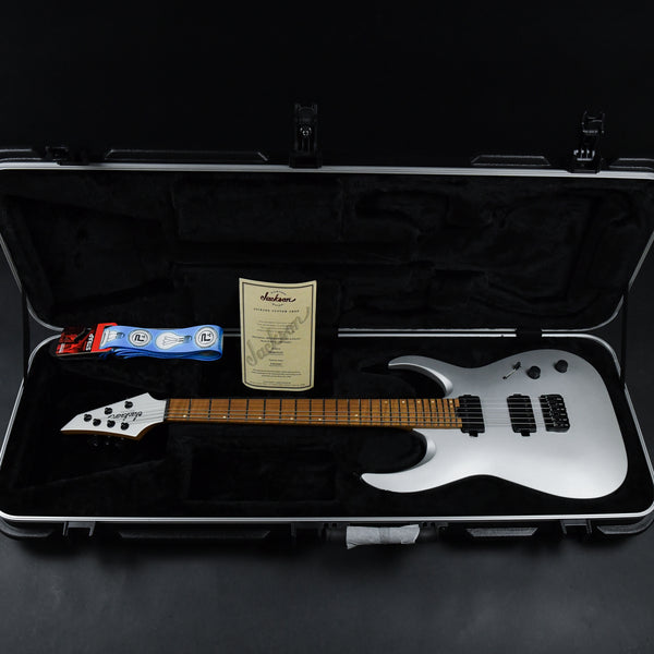 Jackson Custom Shop USA Misha Mansoor Signature Juggernaut HT6 Satin Silver (JMM1910771)