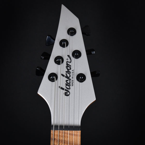 Jackson Custom Shop USA Misha Mansoor Signature Juggernaut HT6 Satin Silver (JMM1910771)