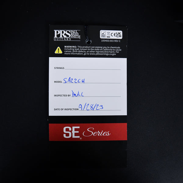 PRS SE Swamp Ash Special Electric Guitar Charcoal (CTIF051821)