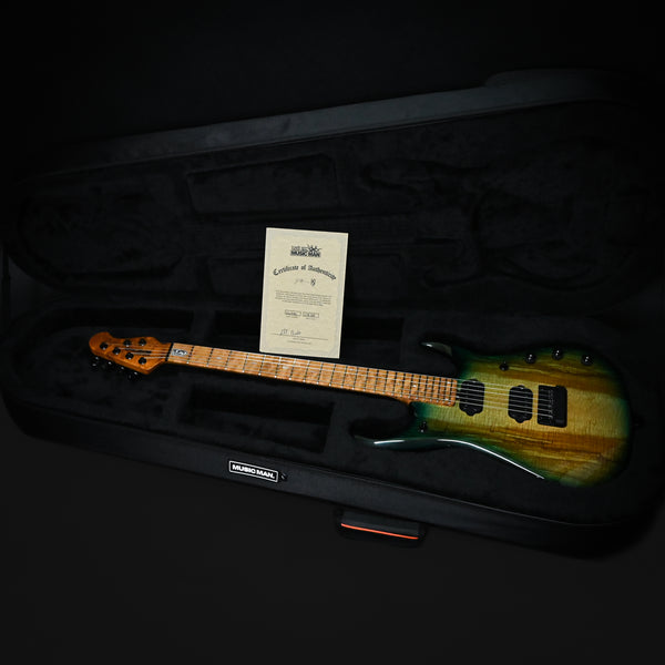 Ernie Ball Music Man JP15 Emerald Glow Roasted/Figured Maple Neck *Miami Guitar Exclusive* 2024 (H06785)