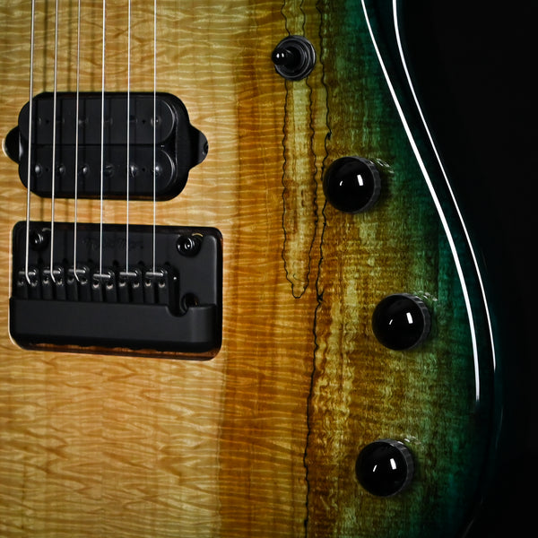 Ernie Ball Music Man JP15 Emerald Glow Roasted/Figured Maple Neck *Miami Guitar Exclusive* 2024 (H06785)