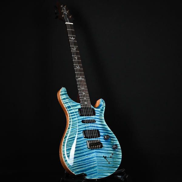 PRS Modern Eagle V Wood Library w/ 10-Top & Brazilian Rosewood Fingerboard Electric Guitar- Aquabluex 2025 (0414998)