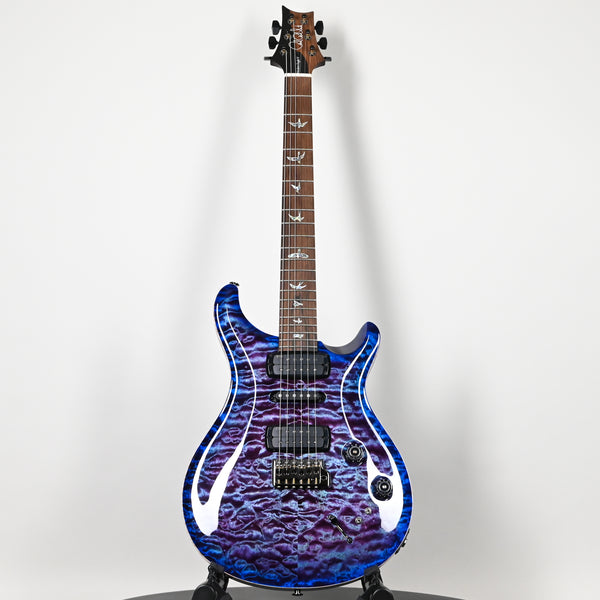 PRS Modern Eagle V Wood Library w/ 10-Top & Brazilian Rosewood Fingerboard Electric Guitar- Violet Blue Burst 2025 (0417997)