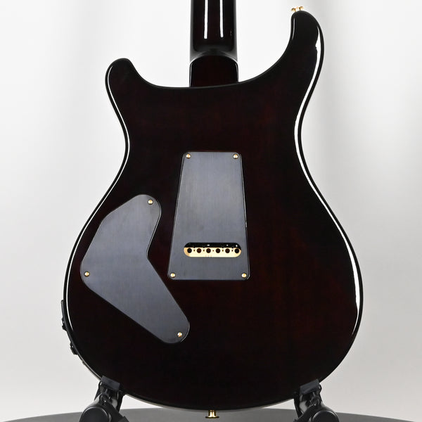 PRS Custom 24 Piezo w/ 10-Top Electric Guitar- Black Gold Wraparound Smokeburst 2024 (0393126)