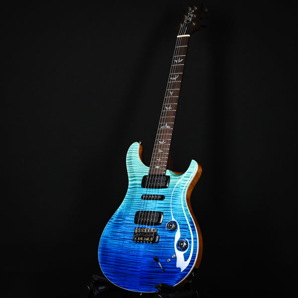 PRS Modern Eagle V Wood Library w/ 10-Top & Brazilian Rosewood Fingerboard Electric Guitar- Blue Fade 2025 (0416648)