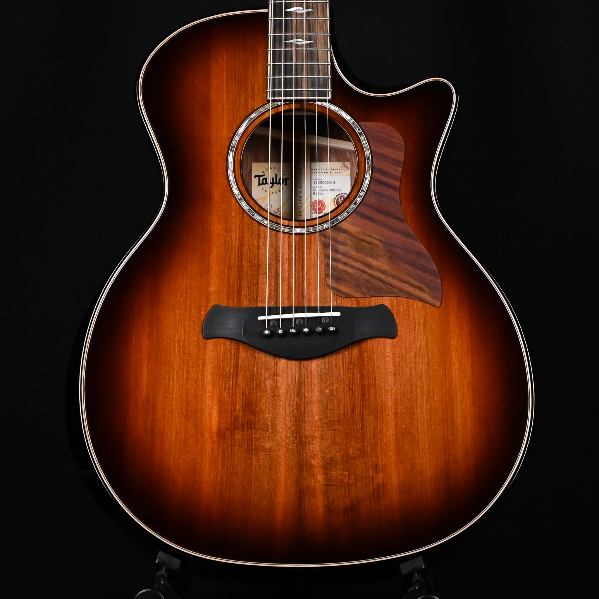 Taylor Builder's Edition 814ce Honduran Rosewood/Sinker Redwood (1203065014)