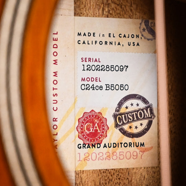 Taylor NAMM Customs 2025 C24ce B5050– Grand Auditorium (1202285097)