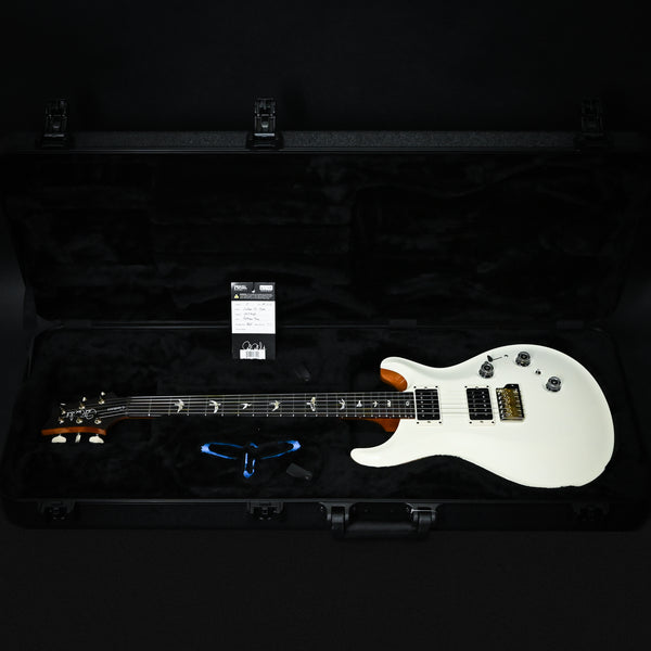 PRS Custom 24 Piezo w/ DMO Pickups Electric Guitar- Antique White Top (Natural Back) 2025 (0415768)