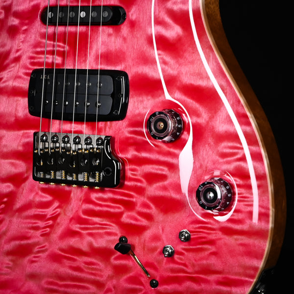 PRS Modern Eagle V Wood Library w/ 10-Top & Brazilian Rosewood Fingerboard Electric Guitar- Bonnie Pink 2025 (0416656)