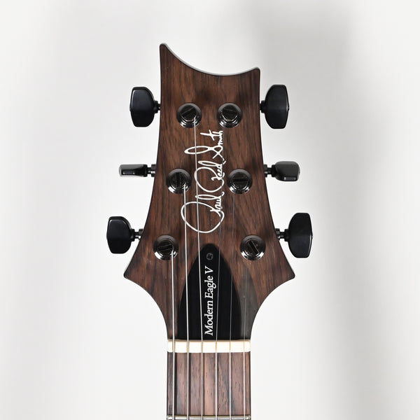 PRS Modern Eagle V Wood Library w/ 10-Top & Brazilian Rosewood Fingerboard Electric Guitar- Charcoal Burst 2025 (0416650)