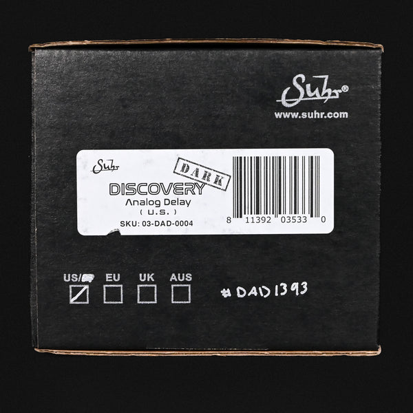 Suhr Dark Discovery Analog Delay Pedal (DAD1393)