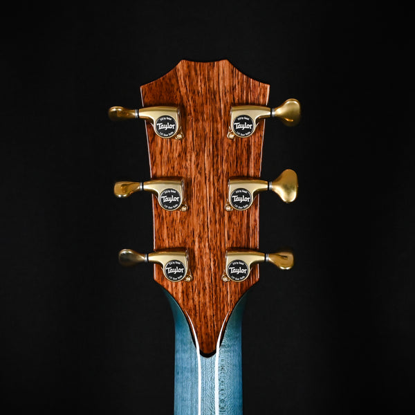 Taylor Custom Catch #23 C14ce B6023 – Grand Auditorium w/ Lutz Spruce Top & Figured Big Leaf Maple Back & Sides Acoustic/Electric Guitar- Koi Blue 2026 (1203306094)