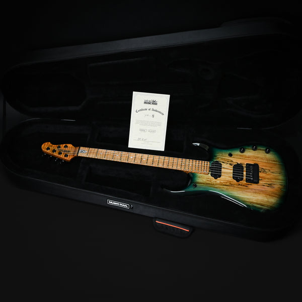 Ernie Ball Music Man JP15 Emerald Glow Roasted/ Figured Maple Neck *Miami Guitar Exclusive* 2025 (H07006)