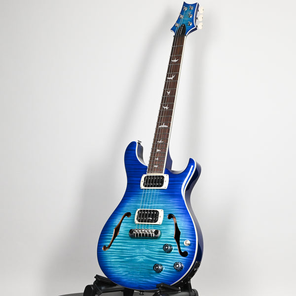 PRS SE Flat Back Hollowbody I Piezo Electric Guitar- Lake Blue 2026 (CTIH088944)