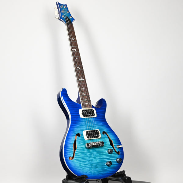 PRS SE Flat Back Hollowbody I Piezo Electric Guitar- Lake Blue 2026 (CTIH088944)