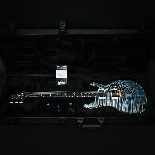 PRS Custom 24 w/ 10-Top & DMO Pickups- Faded Whale Blue 2025 (0417665)