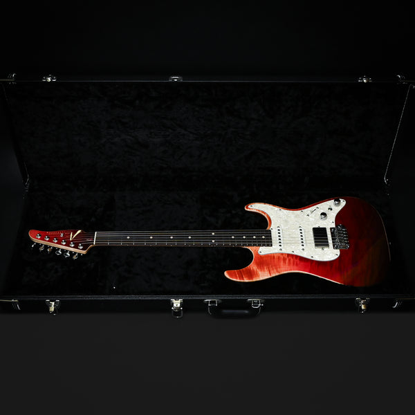 Tom Anderson Custom Drop Top Classic Electric Guitar- Red Surf w/ Binding 2025 (07-16-25A)