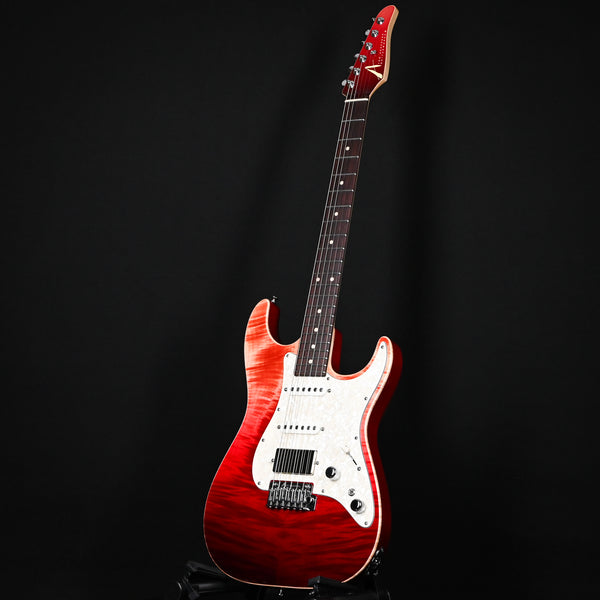 Tom Anderson Custom Drop Top Classic Electric Guitar- Red Surf w/ Binding 2025 (07-16-25A)