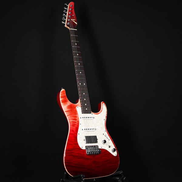 Tom Anderson Custom Drop Top Classic Electric Guitar- Red Surf w/ Binding 2025 (07-16-25A)