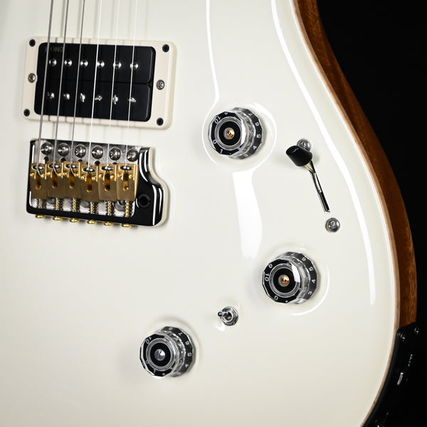 PRS Custom 24 Piezo Electric Guitar- Antique White Top (Opaque Top with Natural Back) 2025 (0415828)