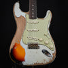 Fender Custom Shop Masterbuilt Kyle McMillin 60/63 Stratocaster Brazilian Rosewood Super Heavy Relic Aged Sonic Blue over 3 Color Sunburst 2023 (R133360)