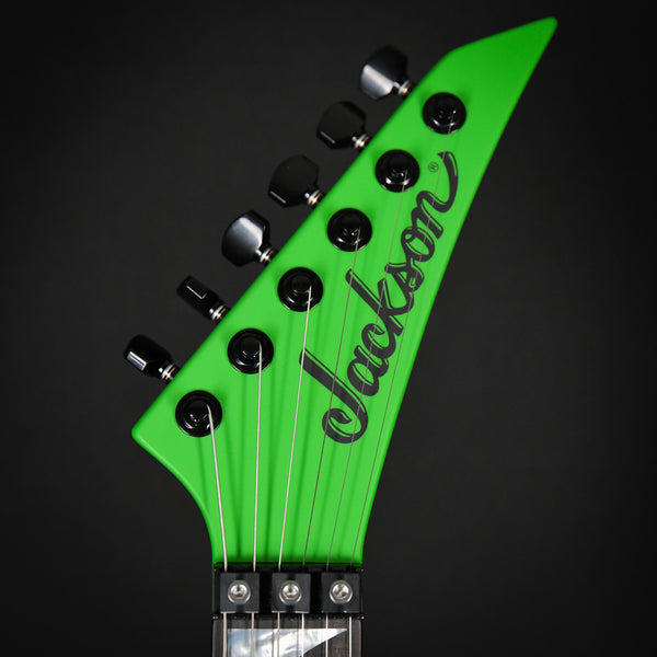 Jackson American Series Soloist SL3 Electric Guitar Satin Slime Green 2023 (JAS2202259)
