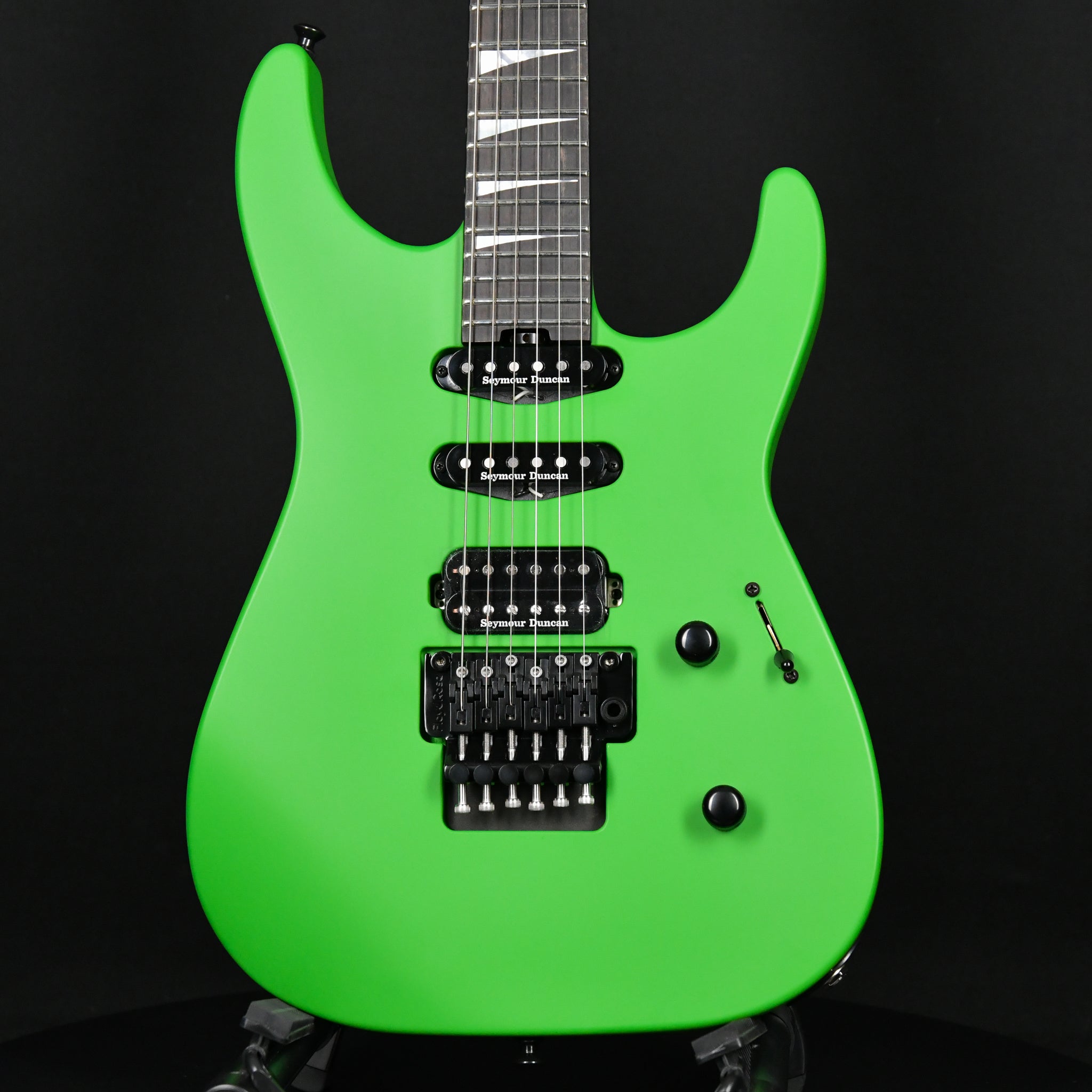 Jackson American Series Soloist SL3 Electric Guitar Satin Slime Green 2023 (JAS2202259)