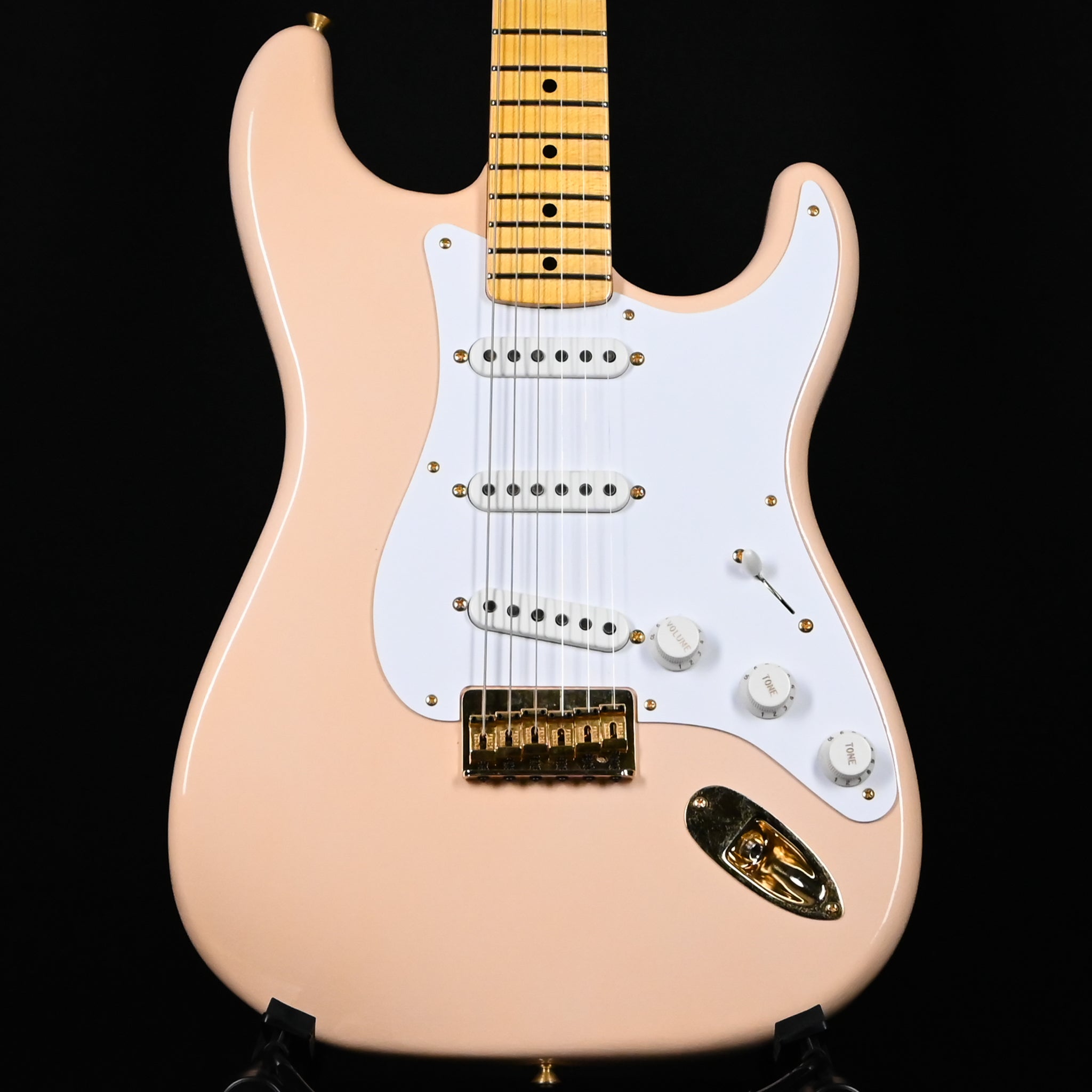 Fender Custom Shop Limited Edition 1954 Hardtail Stratocaster DLX Closet Classic- Super Faded Aged Shell Pink 2025 (LXX0677)