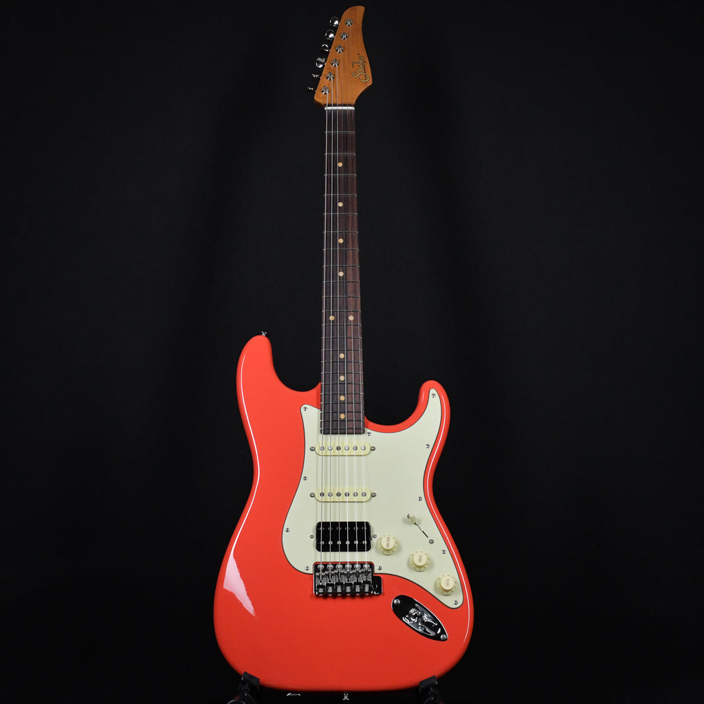 Suhr Classic S Vintage HSS Limited Edition Fiesta Red w/Roasted Maple |  Miami-Guitars