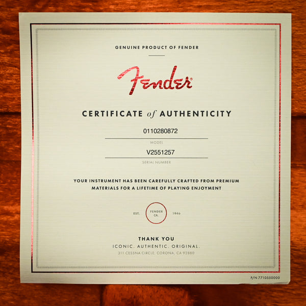 Fender American Vintage II 1965 Stratocaster- Sonic Blue 2025 (V2551257)
