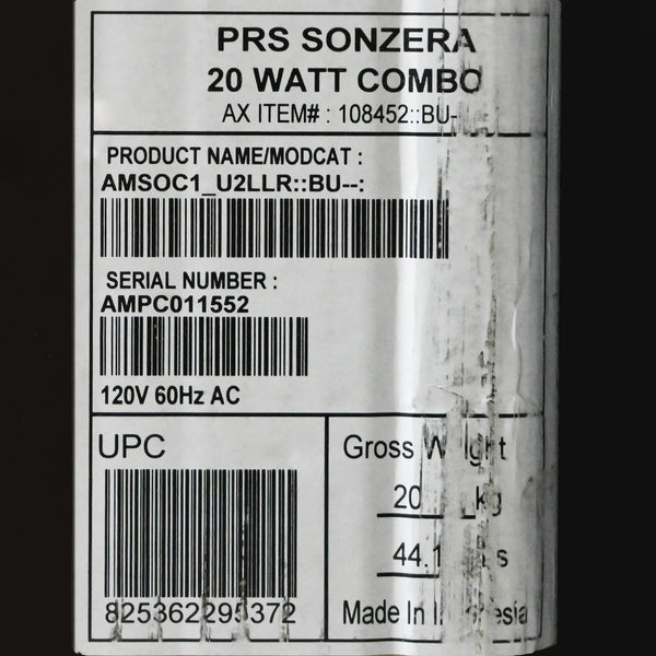 PRS Sonzera 20 2-Channel 20-Watt 1x12
