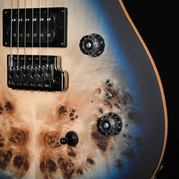 PRS SE Custom 24-08 Poplar Burl Limited Edition- Lake Blue Midnight Burst 2025 (CTIG112231)