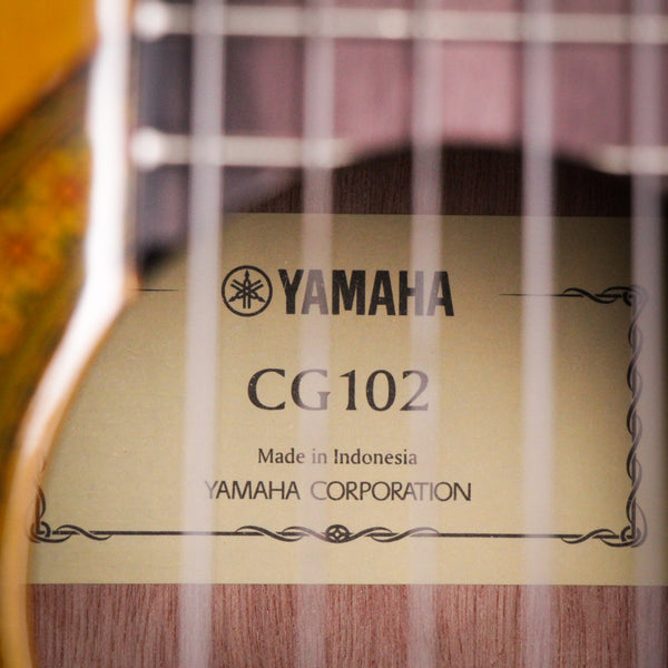 Yamaha CG102 Classical Guitar Spruce Top Natural (II0237270)