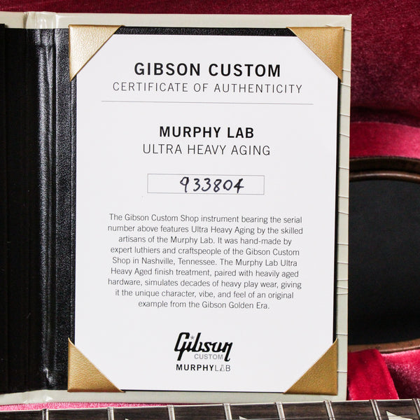Gibson Custom 1959 Les Paul Standard Reissue Murphy Lab Ultra Heavy Aged Lemon Burst 2023 (933804)